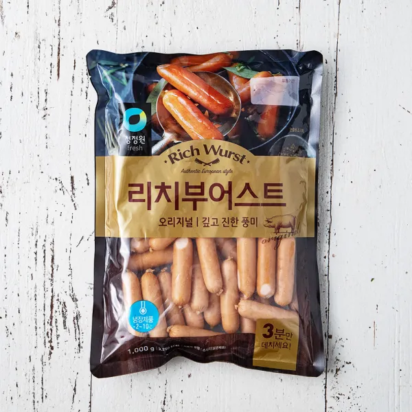 청정원 리치부어스트 1kg 1개