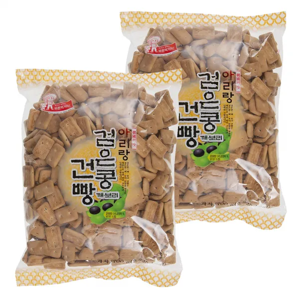 아리랑후드 검은콩건빵, 2봉, 700g