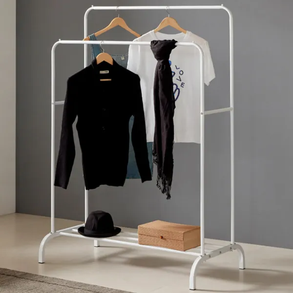 트레벨 그란데 더블스탠드 행거 화이트