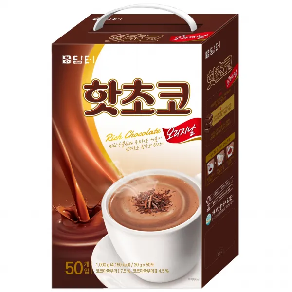 담터 핫초코 오리지날, 20g, 50개