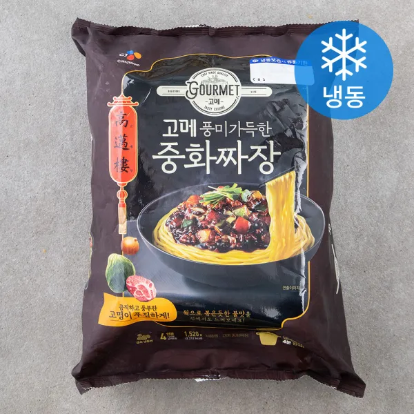 고메 중화짜장 4인분 (냉동), 1520g, 1개