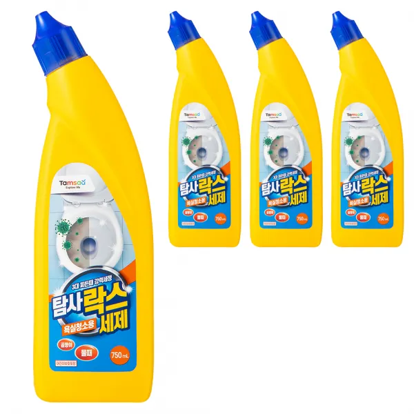 탐사 욕실청소용 락스세제 750ml 4개입