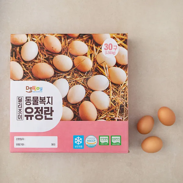 딜리조이 동물복지 유정란 30구, 1개