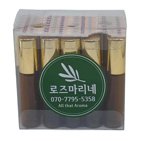 로즈마리네 앰버 롤온 향수 공병 5ml X 15p +오프너 혼합색상 1세트