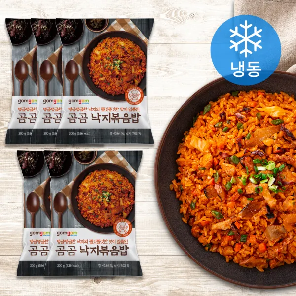 곰곰 낙지 볶음밥 (냉동), 300g, 5개