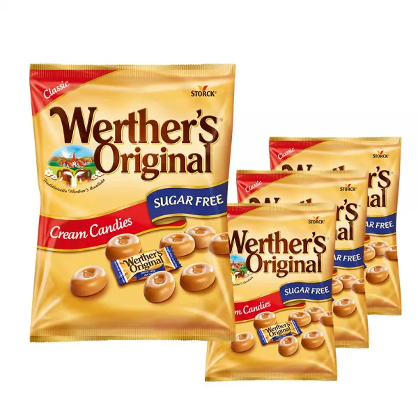 웨더스오리지날 Sugar Free 크림 캔디 70g 4개