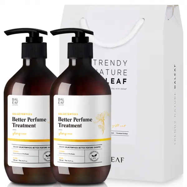 달리프 베러 퍼퓸 트리트먼트 일랑로즈향 선물세트 500ml 2개