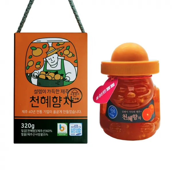 설렘이 가득한 제주 천혜향차, 320g, 1개