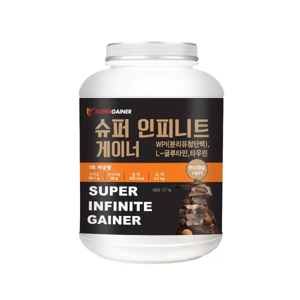 슈퍼게이너 슈퍼인피니트 게이너 프로틴, 3.7kg, 1개