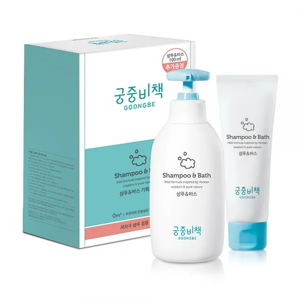 궁중비책 샴푸 & 바스 350ml + 100ml, 1세트