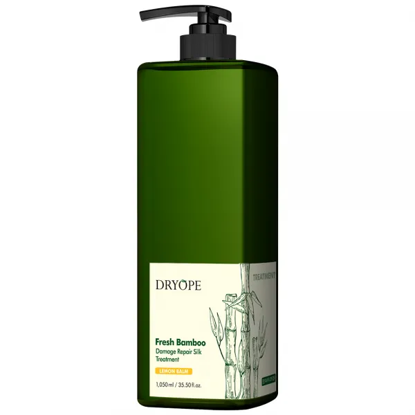 드리오페 프레시 밤부 데미지 리페어 실크 트리트먼트 레몬밤향 1050ml 1개