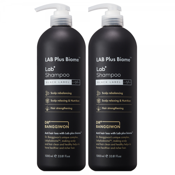 닥터방기원 랩플러스 바이옴 탈모샴푸 블랙라벨, 2개, 1000ml