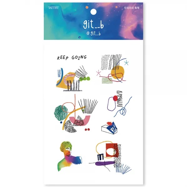 타티스트 타투스티커, 05 Git__b 무의미의 축제, 1개