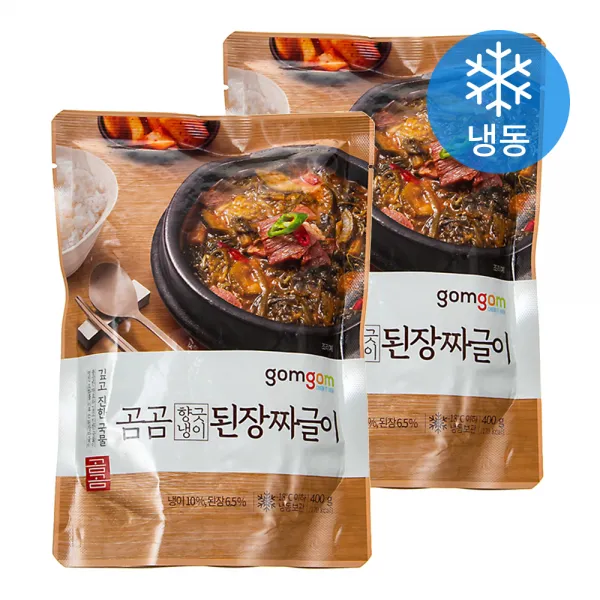 곰곰 향긋 냉이 된장짜글이 (냉동), 400g, 2팩