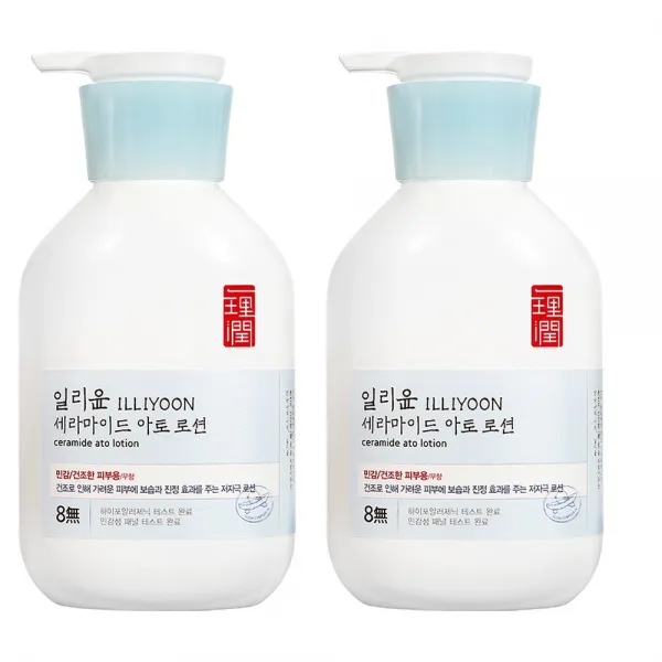 일리윤 세라마이드 아토로션 무향 528ml 2개