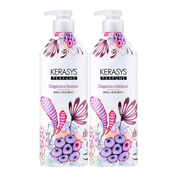 케라시스 퍼퓸 린스 엘레강스 앤 센슈얼, 600ml, 2개