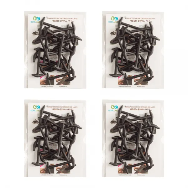 피아 노타이 실리콘 구두끈 사이즈 2종 16p x 4세트