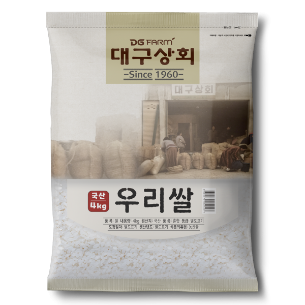 대구상회 우리쌀, 4kg, 1개