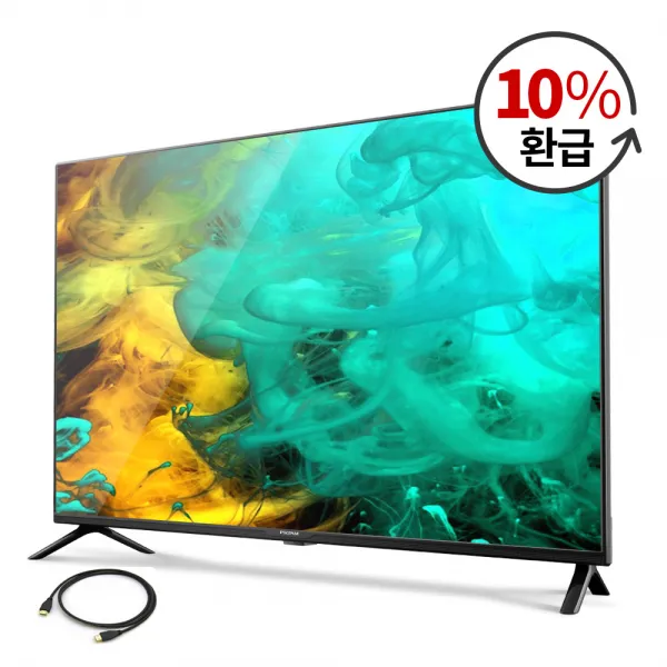 프리즘 Full HD TV 101.6cm PT400FD + HDMI 케이블, 스탠드형, 자가설치