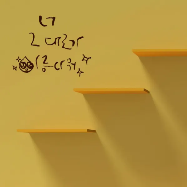 원에이엠 캘리그라피 포인트스티커 너 그대로가 진갈