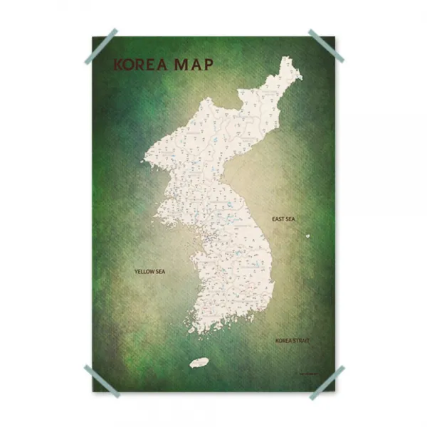 더파슬리 인테리어 한국지도 Gm 54126