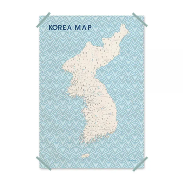 더파슬리 인테리어 한국지도 Gm 54115