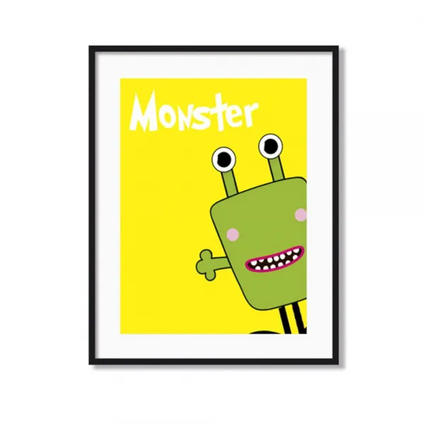 키즈카페 몬스터 아이방 액자, MONSTER3