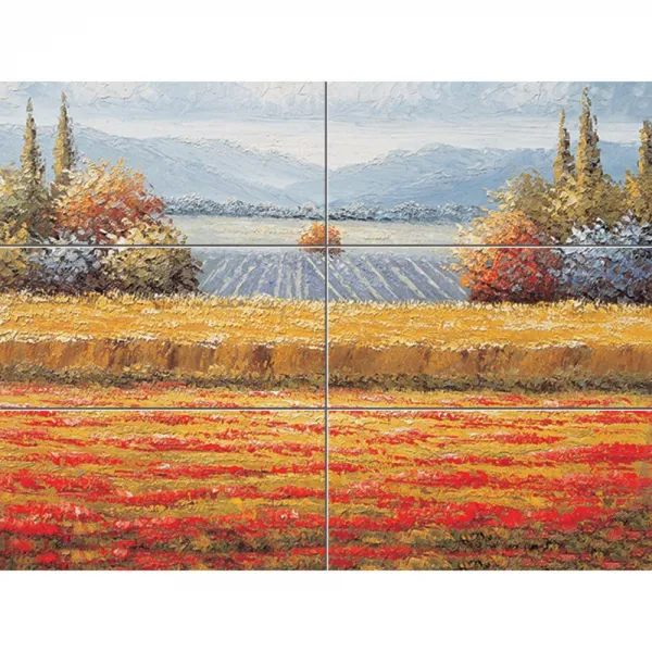 석양이 물든 황금 들녘 Scenery-451, 6장