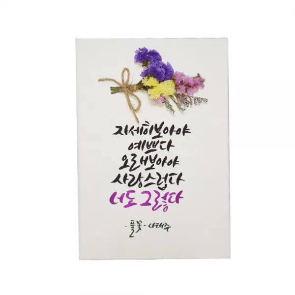 다예 사랑 자세히 보아야 예쁘다 드라이플라워, 1개
