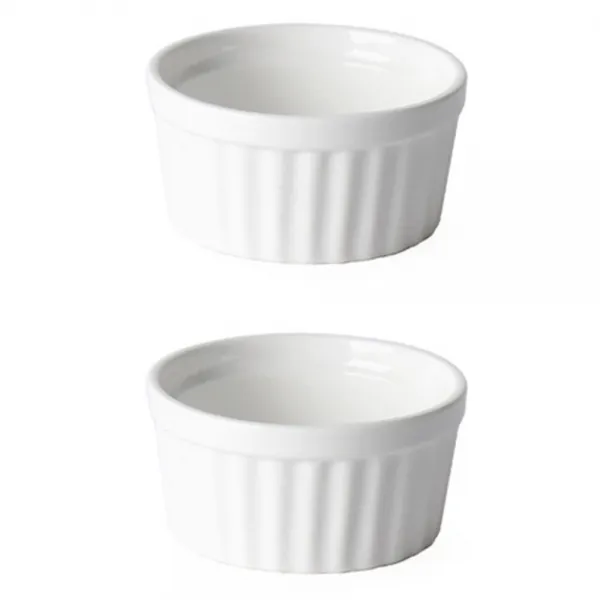 네오본 원형 레머킨 2개 화이트