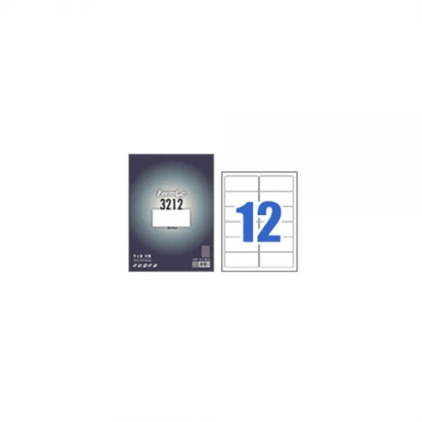 한국폼텍 폼텍 LQ-3212 레이저/잉크젯 라벨 20매, 1개