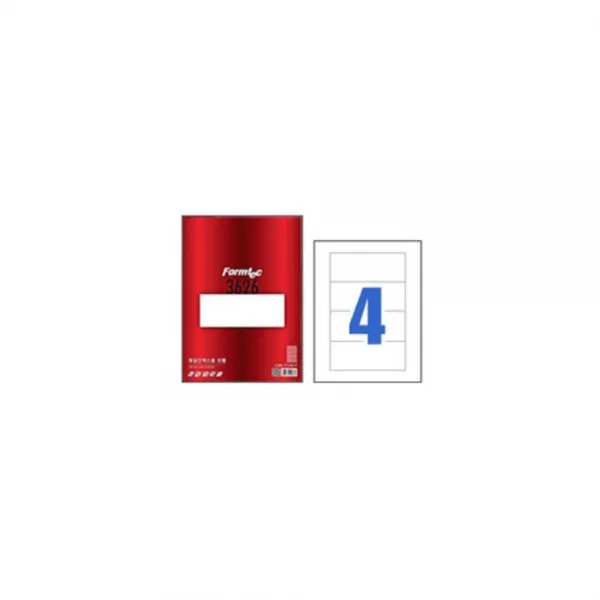 한국폼텍 폼텍 LQ-3626 레이저/잉크젯 라벨 20매, 1개