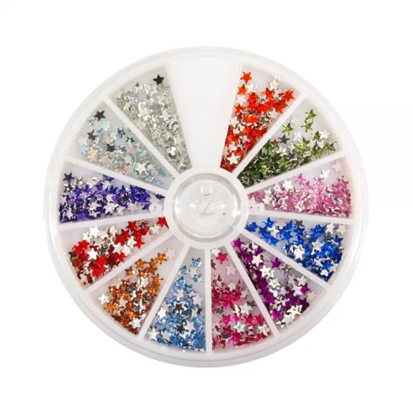 천사네일 스톤세트 별 대 네일 스톤 12종 1세트