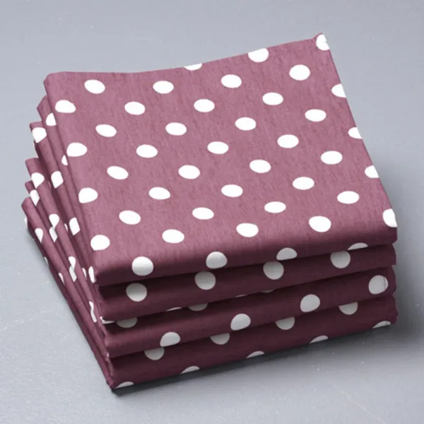 라흐두뜨 도트 테이블 냅킨 F665730 violet/white 4입, 45 x 45 cm, violet + white
