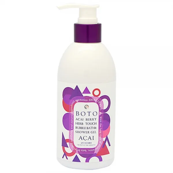 보뚜 아사이베리 허브터치 바블바스/샤워젤, 300ml, 1개