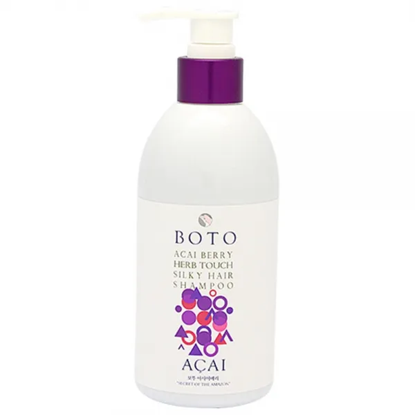 보뚜 아사이 베리 허브터치 실키 헤어샴푸, 300ml, 1개