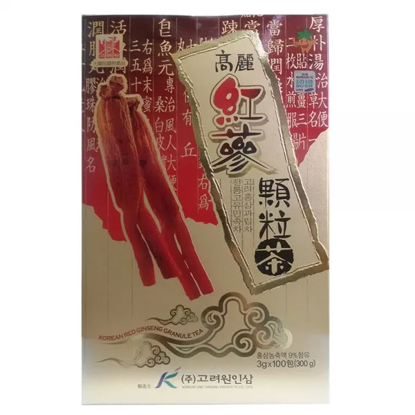고려원 고려 홍삼과립차, 3g, 100개