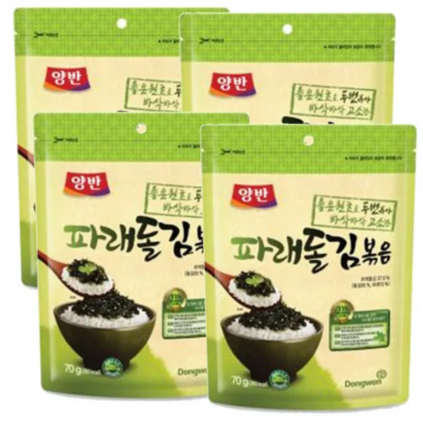 동 원 양반 파래돌김볶음, 4개
