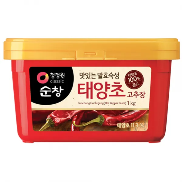 청정원순창 태양초 고추장 사각, 1kg, 1개