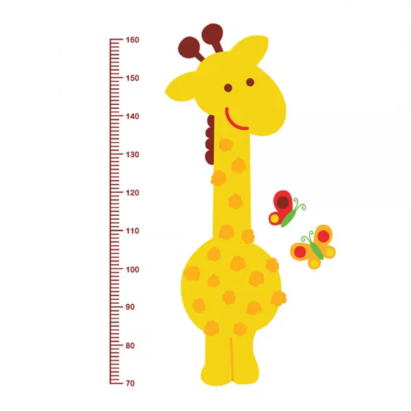 잇스틱스 Yellocat 기린친구 키재기 데코스티커, 혼합 색상