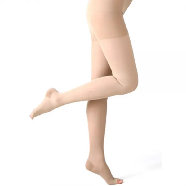 잡스타킹 압박용밴드 발가락 노출 팬티형 280D 980A 25~32mmHg 살색, M, 1개