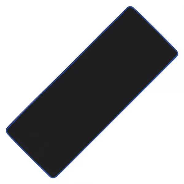 아이크라운 장 마우스패드 ICR-LPD80, 블랙 + 블루, 1개