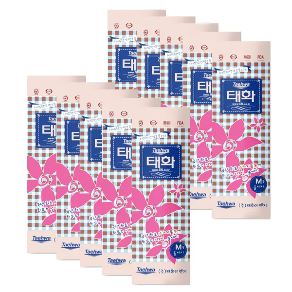 태화 고무장갑 올에이 핑크 10개입