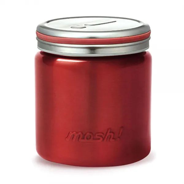 모슈 보온보냉 푸드자 1단 죽통, PEARL RED, 300ml