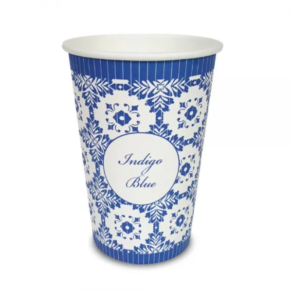공컵 인디고블루 일회용컵 390ml 1박스, 1세트