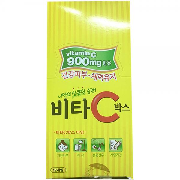 롯데제과 비타C박스 캔디, 17.5g, 12개입