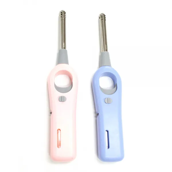 캔들라이터 22cm, 핑크, 스카이블루, 2개입