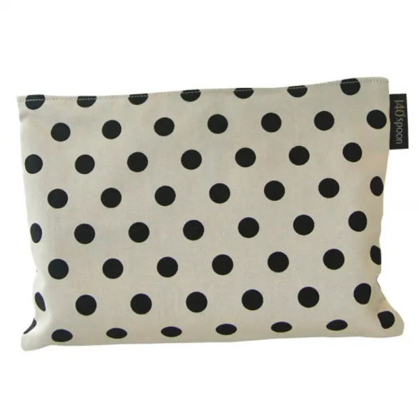 140스푼 Lovely Dot Cream 패브릭 파우치 Large 1개
