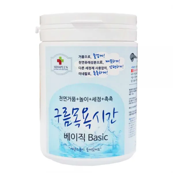미스플러스 구름목욕시간 베이직 입욕파우더 대팩 500g 1개