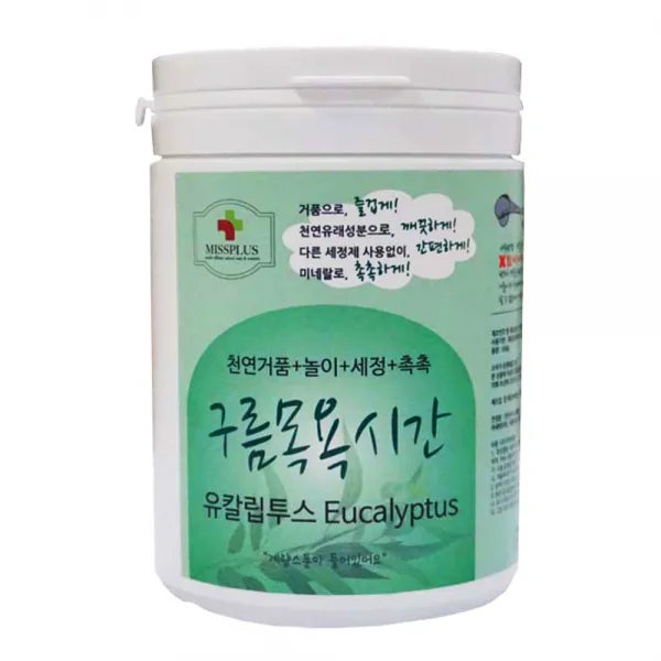 미스플러스 구름목욕시간 유칼립투스 입욕파우더 대팩 500g 1개